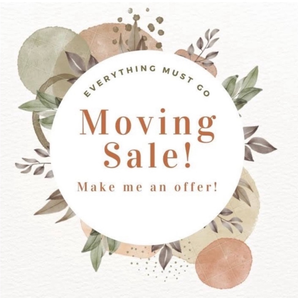 Moving sale!